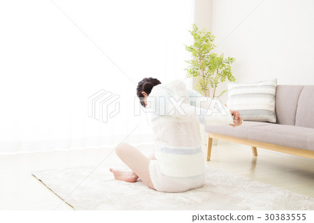 Women stretch elongation young ladies relax holiday morning lifestyle Women stretch elongation young ladies relax holiday morning lifestyle 30383555