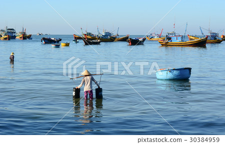 Mui Ne fishing village in Phan Thiet, Vietnam Mui Ne fishing village in Phan Thiet, Vietnam 30384959