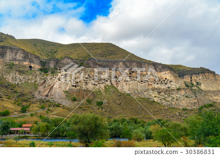 View of Vardzia cave monastery. Georgia 30386831