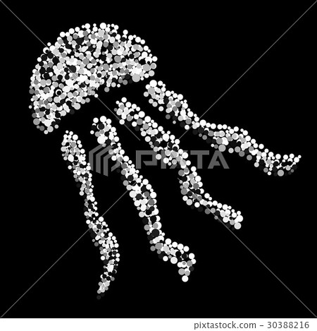 Stylized image of jellyfish Stylized image of jellyfish 30388216
