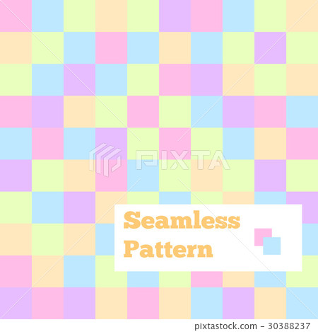 Gentle colored seamless pattern with pastel tiles 30388237