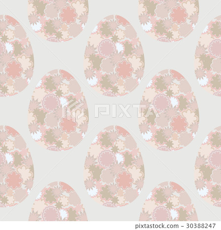 Pastel colored easter eggs 30388247