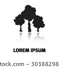 Trees silhouettes logo 30388298