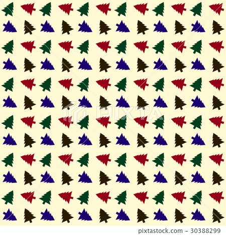 Seamless pattern with christmas tree. Seamless pattern with christmas tree. 30388299
