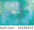 Abstract blurry vector background with bubbles 30388303