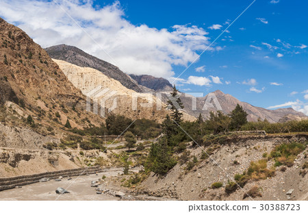 Landscape in Himalayas mountains. 30388723