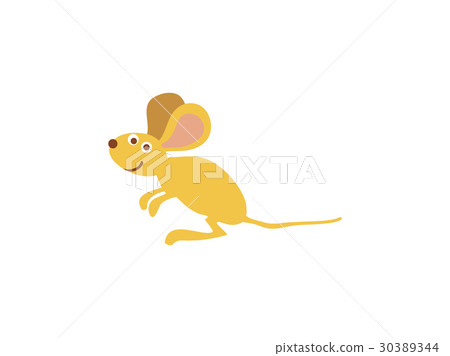 Funny field mouse personage vector illustration 30389344