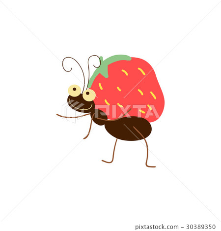 Funny wood ant cartoon vector illustration - Stock Illustration [30389350]  - PIXTA