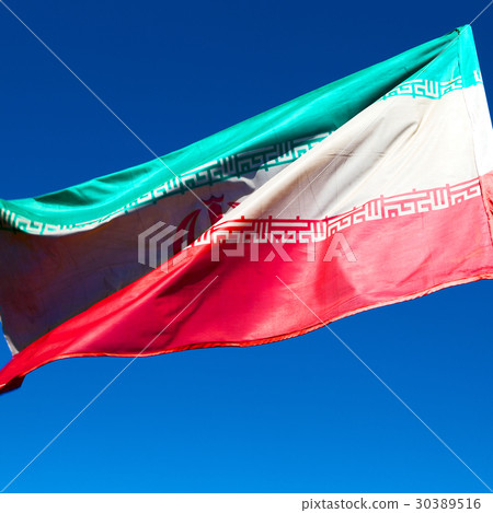 in iran iranian waving flag in iran iranian waving flag 30389516