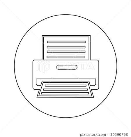 Printer Icon illustration design Printer Icon illustration design 30390768