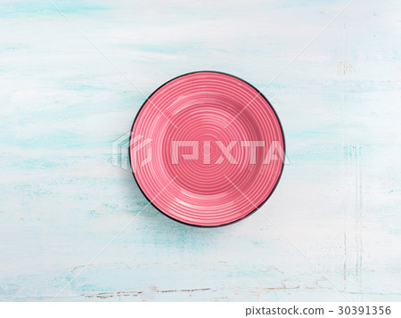 Pastel Color ceramic plate dish top background 30391356