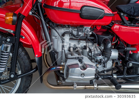 Close up shot motorcycle engine Close up shot motorcycle engine 30393635