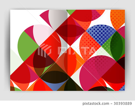 Abstract circle design business annual report 30393889