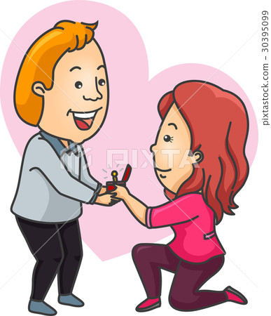 Couple Propose Girl Man 30395099