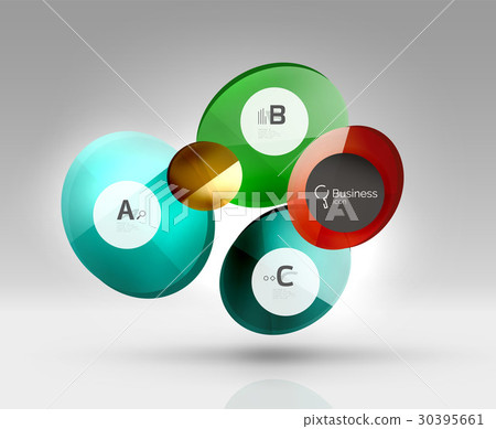 Vector circle infographics Vector circle infographics 30395661