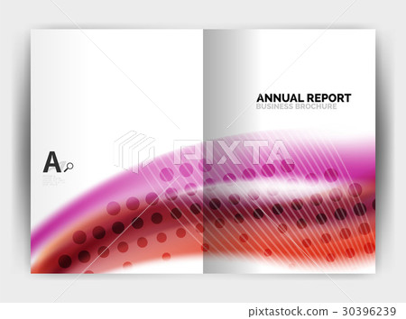 Blur wave business print template, abstract Blur wave business print template, abstract 30396239