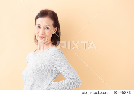 Senior woman portrait 30396878