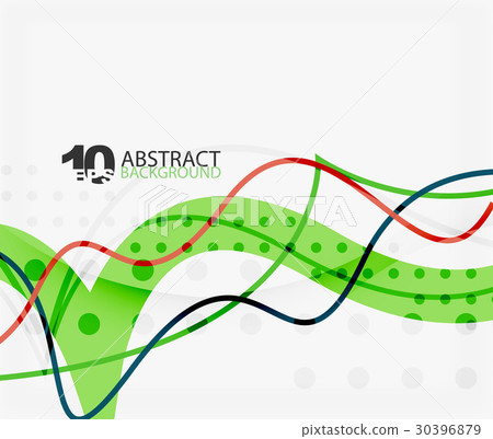 Vector wave lines abstract background Vector wave lines abstract background 30396879