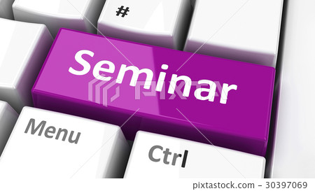 Computer keyboard seminar - Stock Illustration [30397069] - PIXTA