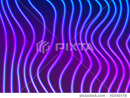 Neon lines background with glowing 80s new retro Neon lines background with glowing 80s new retro 30398556