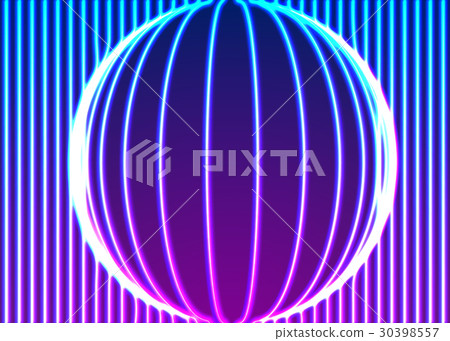 Neon lines background with glowing 80s new retro Neon lines background with glowing 80s new retro 30398557