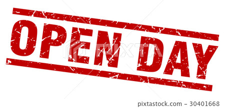 square grunge red open day stamp square grunge red open day stamp 30401668