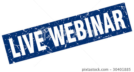square grunge blue live webinar stamp square grunge blue live webinar stamp 30401885