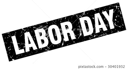 square grunge black labor day stamp square grunge black labor day stamp 30401932