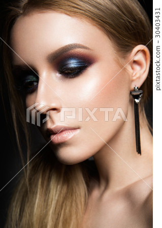 Young beautiful woman with long hairs Young beautiful woman with long hairs 30403431