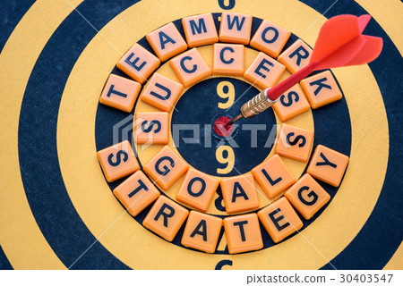 dart target on bullseye with success words dart target on bullseye with success words 30403547