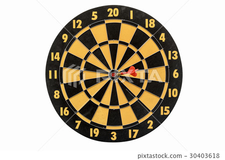 dartboard isolated on white background dartboard isolated on white background 30403618