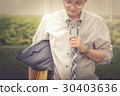 Stressed businessman fired from job 30403636