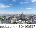 Cityscape with blue sky and clouds in bangkok 30403637