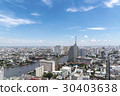 Cityscape with blue sky and clouds in bangkok 30403638