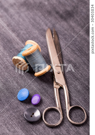 Scissors and sewing spools Scissors and sewing spools 30403834