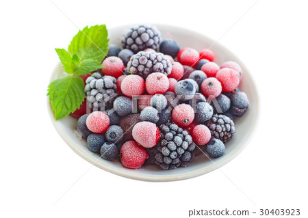 Frozen berry isolated 30403923