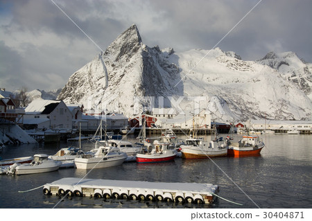 Morning in Hamnoya at the Lofoten, Norway 30404871