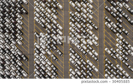 Storage parking with new cars Storage parking with new cars 30405885