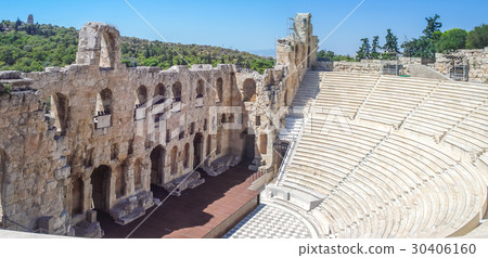 View of the Odeon theater located in Athens View of the Odeon theater located in Athens 30406160