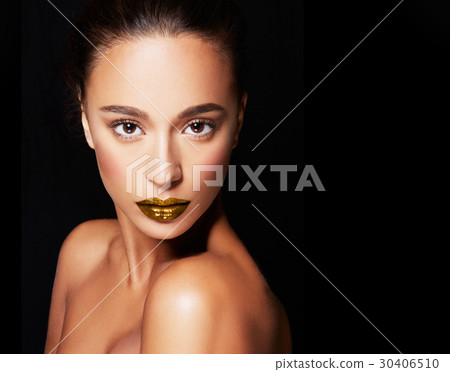 Beauty of foreigner model. Cosmetics, skin care image. 30406510