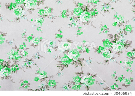 vintage style of tapestry flowers fabric pattern  30406984