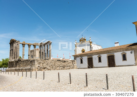 Dianna Temple in Evora. Dianna Temple in Evora. 30407270