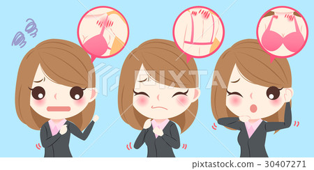 businesswoman with body pain businesswoman with body pain 30407271