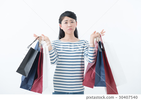 Young lady (shopping) Young lady (shopping) 30407540