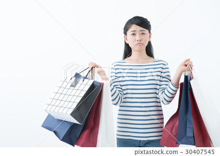 Young lady (shopping) Young lady (shopping) 30407545
