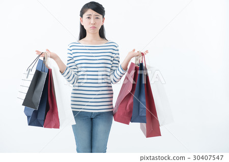 Young lady (shopping) 30407547