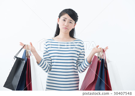 Young lady (shopping) 30407548