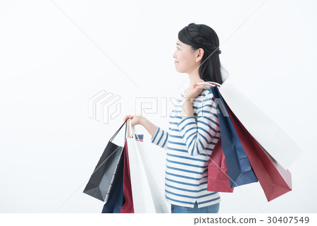 Young lady (shopping) Young lady (shopping) 30407549