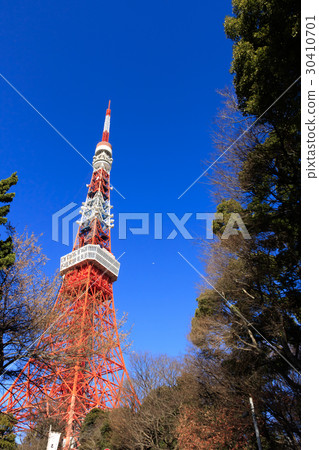 [東京]城市景觀（東京鐵塔/ Shibakoen /冬季版） 30410701