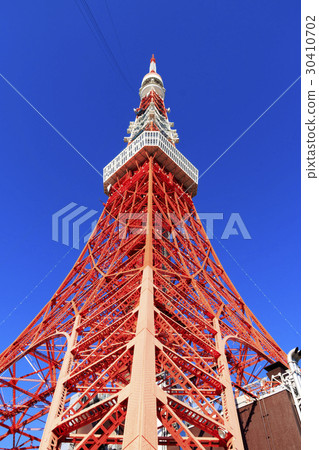[東京]城市景觀（東京鐵塔/ Shibakoen /冬季版） 30410702